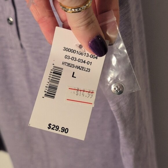 NWT Rickys Lavender Sleeveless Top - Picture 4 of 5